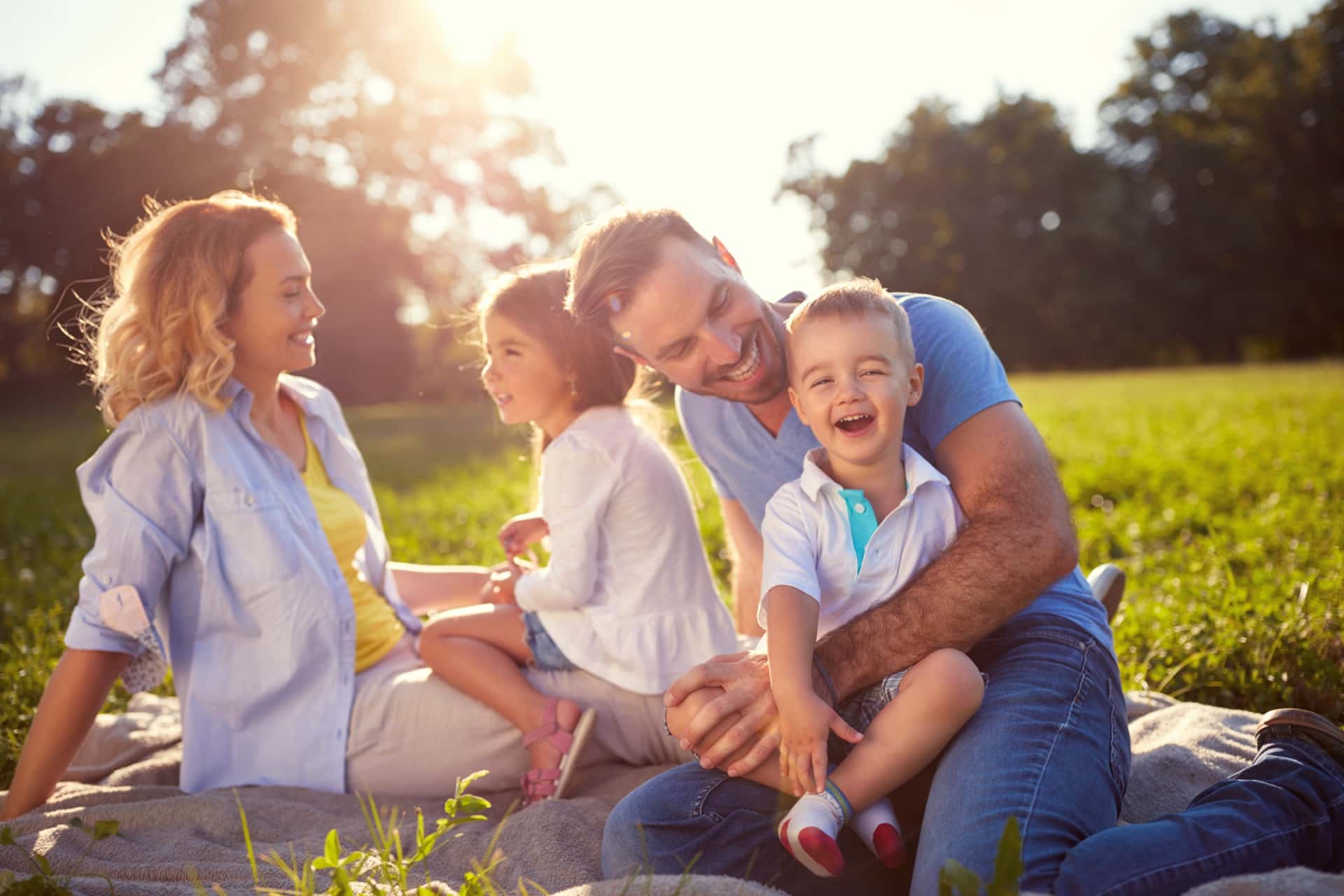 Family with Children Having Fun in Nature | Advance Care Planning​ | Legacy Law Group