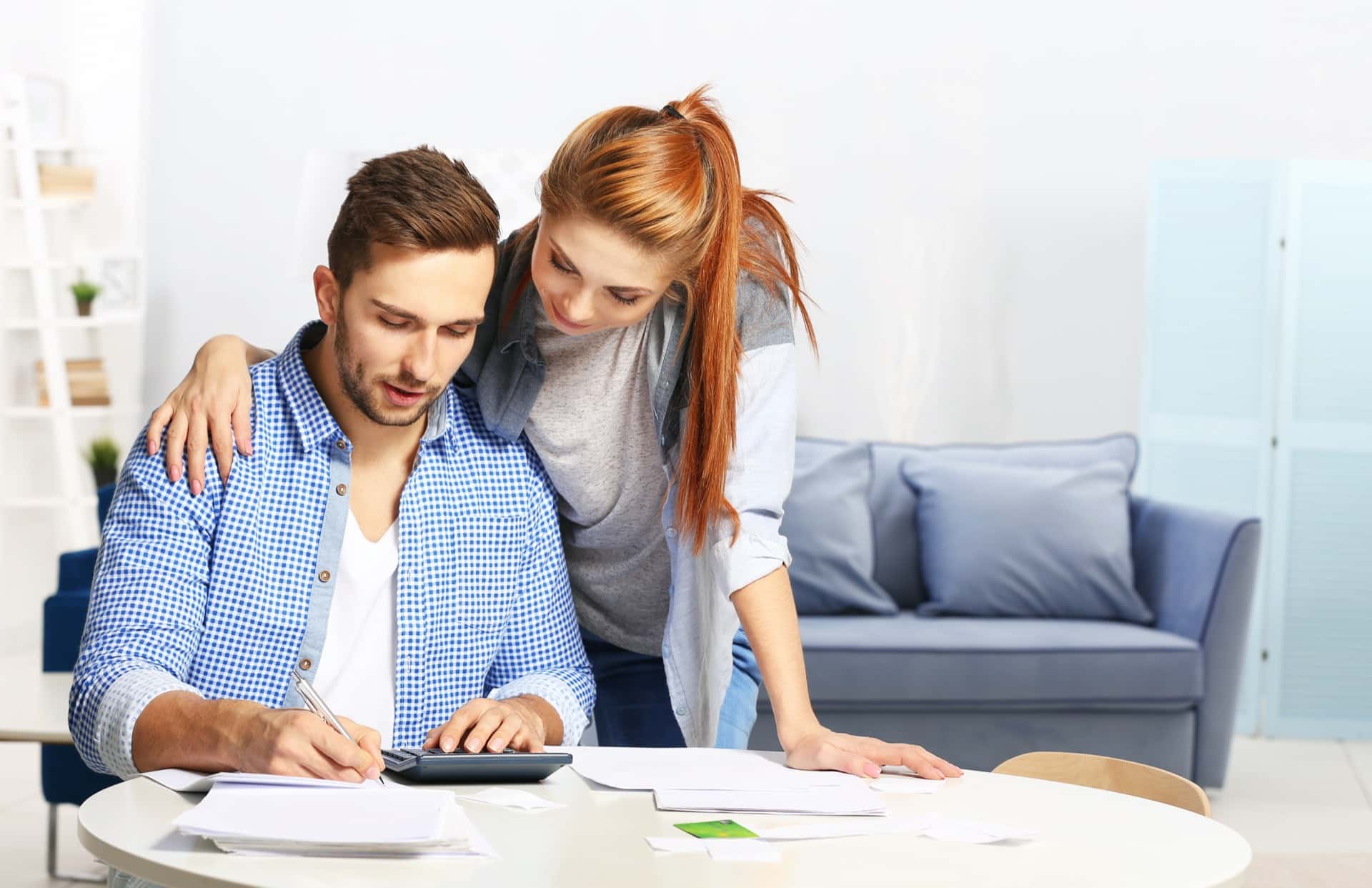 Young Couple Planning and Budgeting | Estate Planning Law Firm in Washington | Legacy Law Group