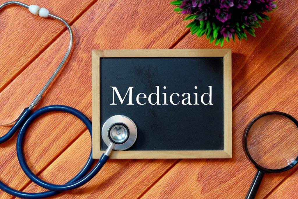 Medicaid Text on a Plate with Stethoscope | Medicaid Planning in Washington | Legacy Law Group