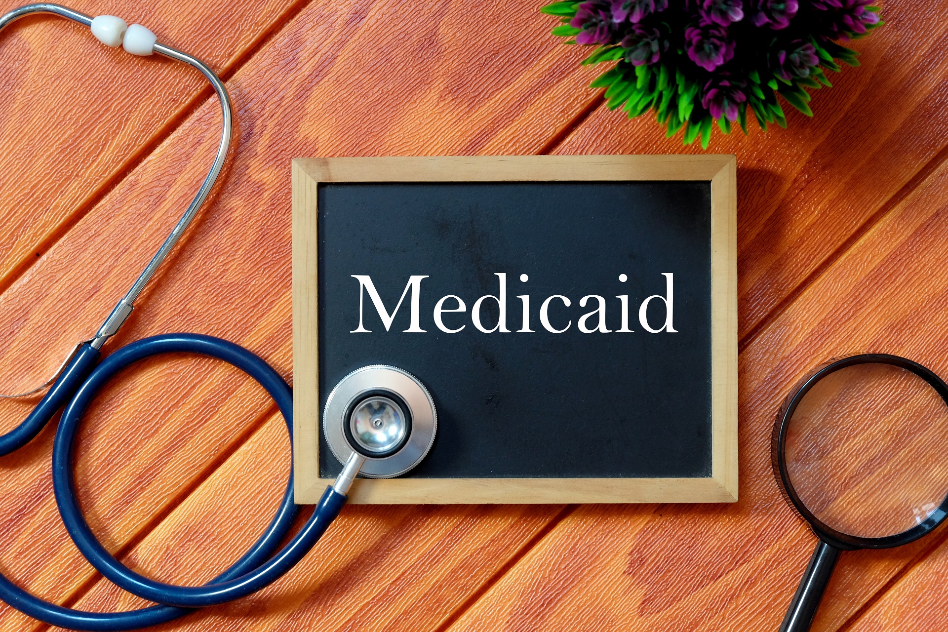 Medicaid Text on a Plate with Stethoscope | Medicaid Planning in Washington | Legacy Law Group