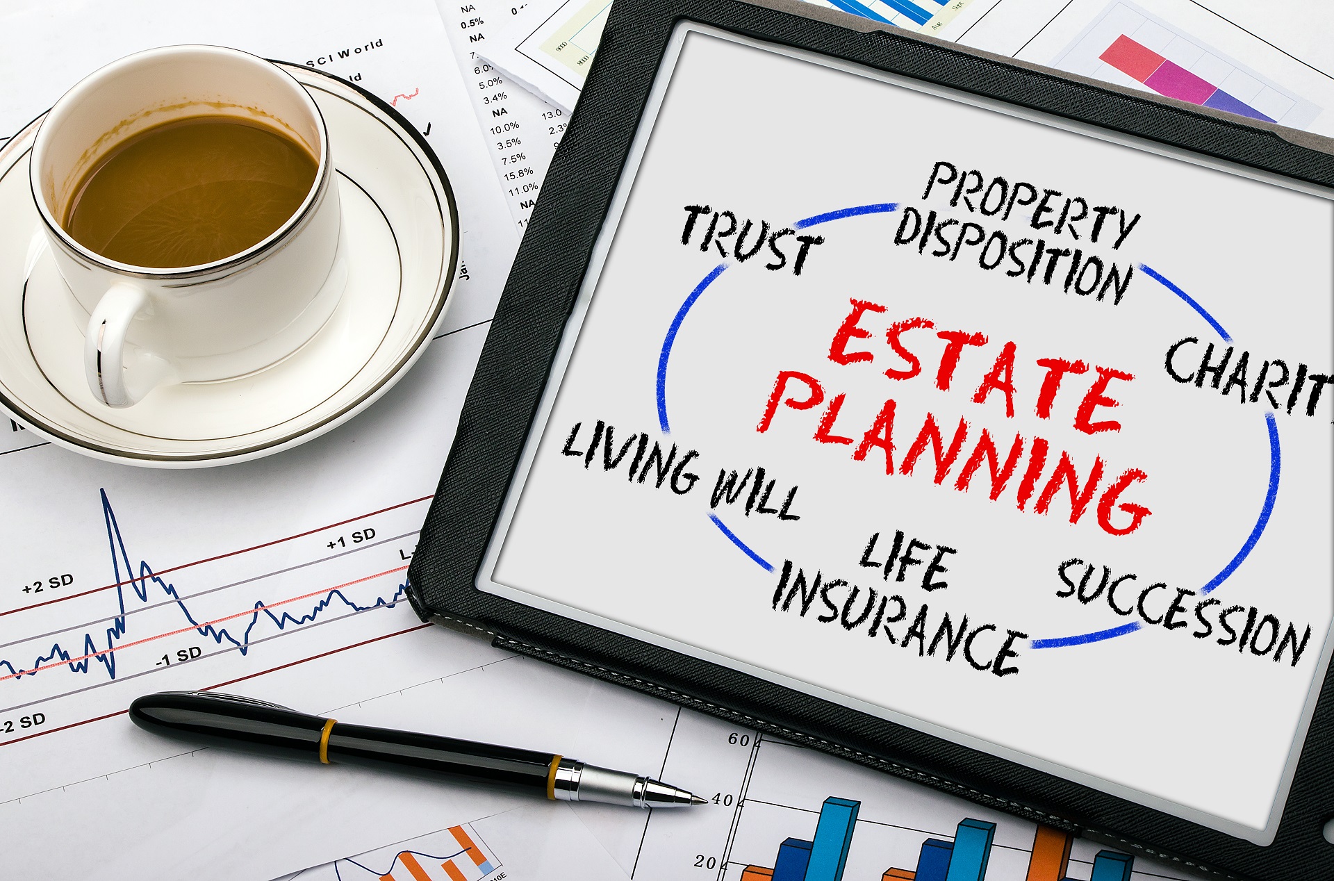 The Concept of Estate Planning on an Ipad | Living Will vs Living Trust​ | Legacy Law Group