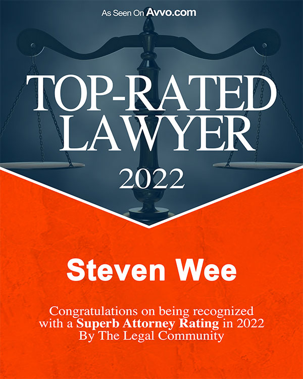 Top Rated Lawyer 2022 Recognition: Steven Wee | Lack of Probate Affidavit | Legacy Law Group